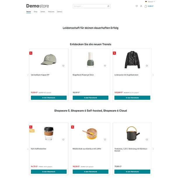 Shopware Standard Detail