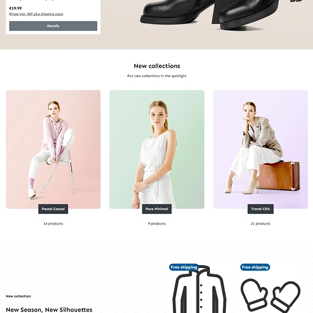 FreeTheme Produktseite für Shopware 6